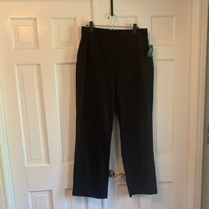 LL Bean Large Black Straight Leg Perfect Fit Pants